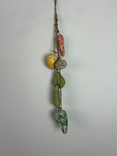 Hanging Terracota Vegetables Rustic Rope Kitchen Decoration Painted Clay