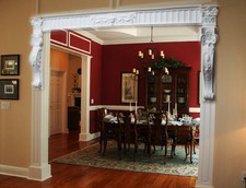 Archway Pillar Porch White