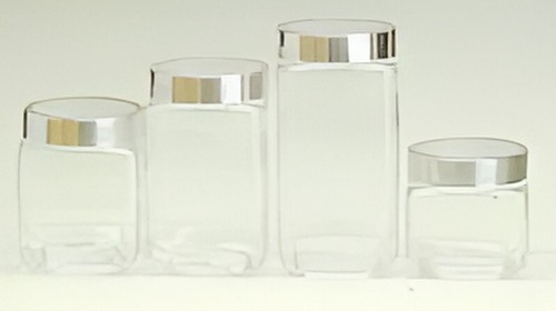 Glass storage jar - 6x,