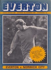 11 Everton Home League & Cup