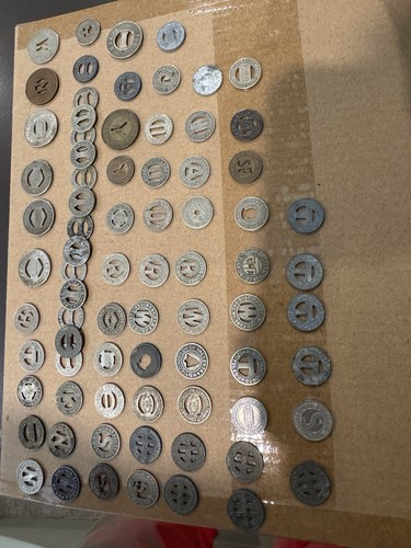 Vintage transit token lot - transit,