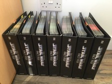 DeAgostini The Official Star Wars Fact File 140 editions in 7 folders with Index