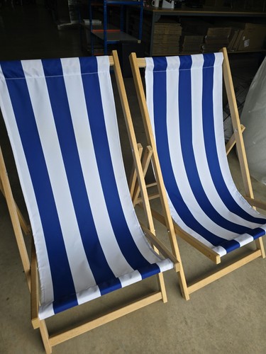 Wooden folding deck sunbed - wooden,