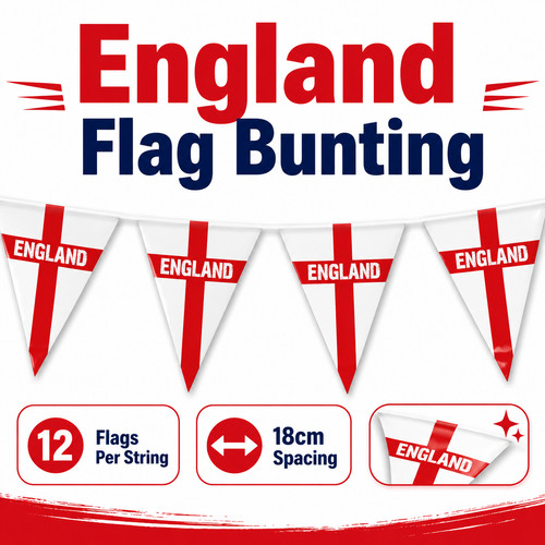 England flag bunting world cup - bunting,