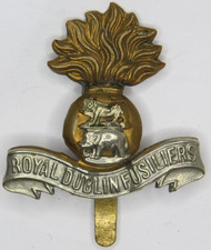 Original Royal Dublin Fusiliers WW1 Cap Badge