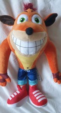 Crash Bandicoot 12” Plush Toy 2001 Play By Play Vintage Retro Gamer Soft Toy
