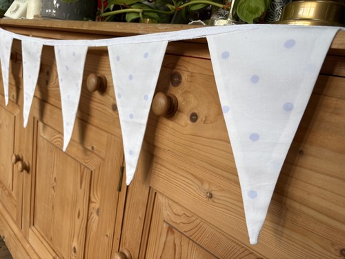 Purple bunting spotty - bunting,,