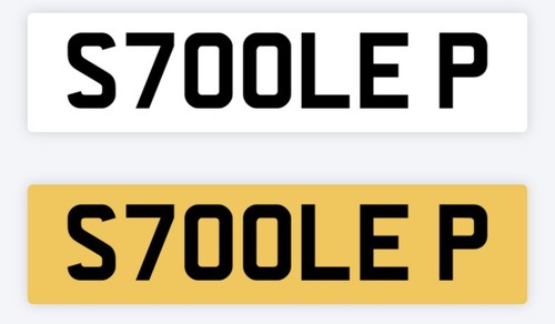 Stole private number plate - private,