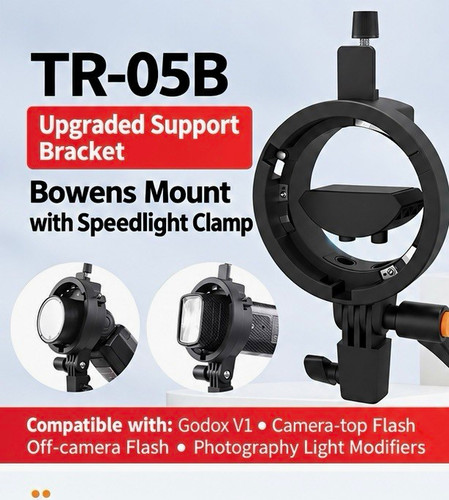 Bowens mount speedlight clamp - bowens,