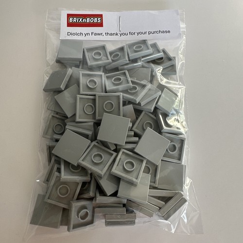 New lego 2x2 100 - 2x2, grey