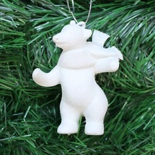 White Christmas Tree Contemporary Hanging Pendant Baubles Decoration Ornaments