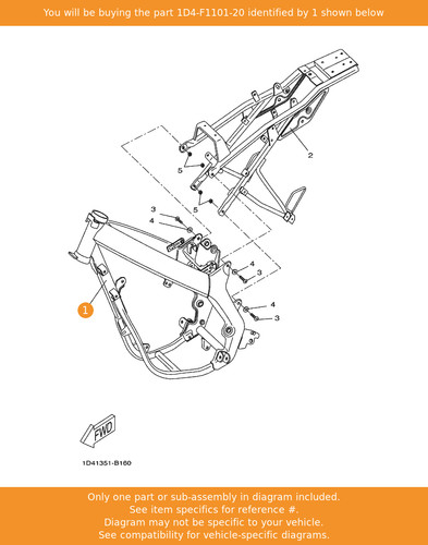 Yamaha front frame comp - yamaha,