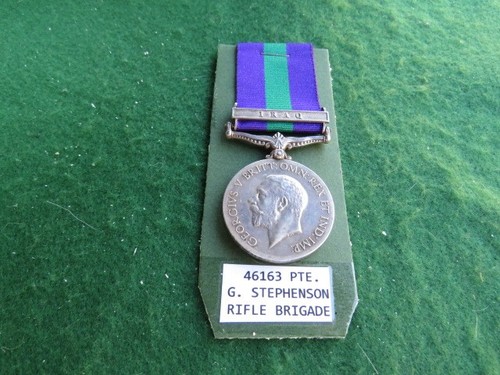 General service medal - medal, bar