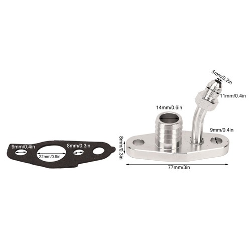 Turbo oil drain - turbo, 5/8
