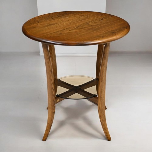 Ercol round side table lower - ercol,