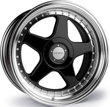 Alloy Wheels 15" Dare DR-F5-SL Black Pol For Vauxhall Astra (4 Stud) [H] 04-09