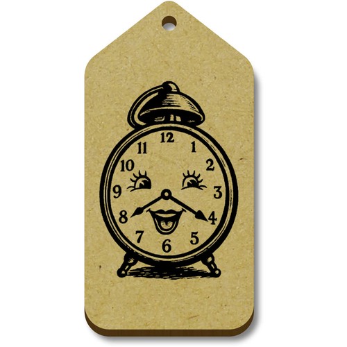 Happy face alarm - clock', mdf