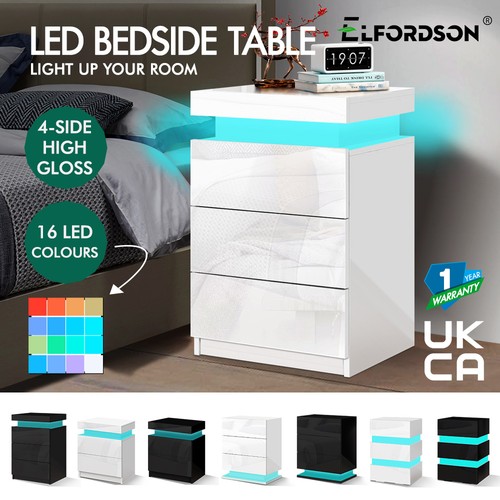 Elfordson bedside table led - elfordson,