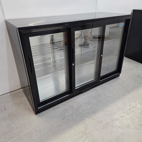 Back bar cooler sliding doors - sliding,