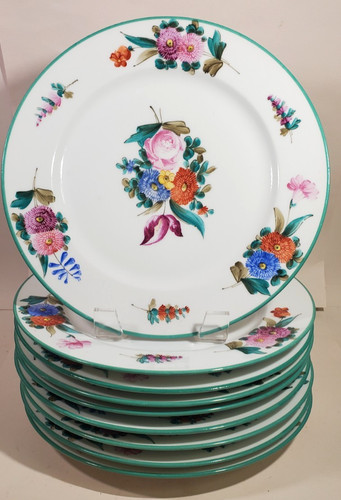 Hand painted v limoges - 9,