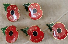 Enamel Pin Badges X5 WW1 Comm