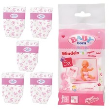 Baby Born nappies 5 pack for