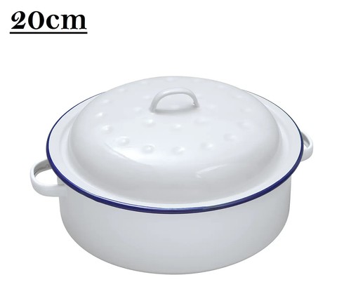 Falcon round roaster - roaster, dish