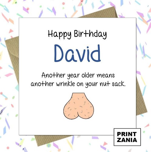 Personalised funny birthday - personalised,