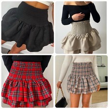 Women Frill Mini RaRa Skirt