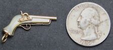 Flintlock Pistol 14k Gold &
