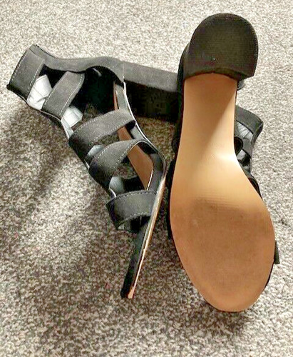 Womens sandals black faux - womens,