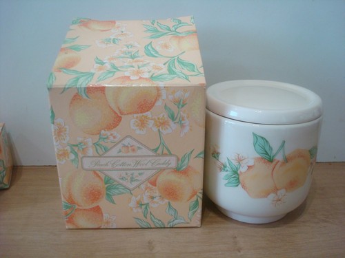 Vintage avon peach cotton wool - cotton,