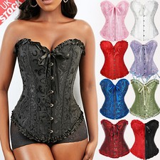 Women Sexy Overbust Boned