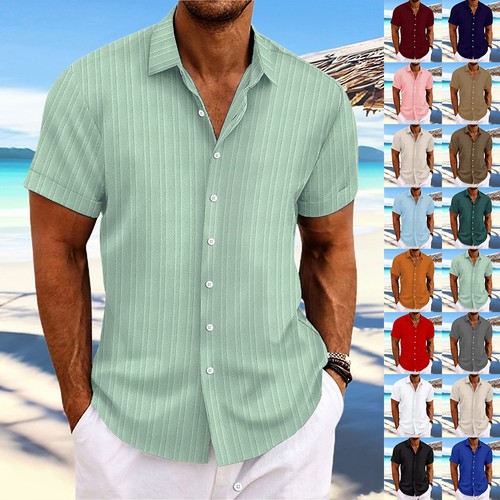 Mens summer button shirts - summer,