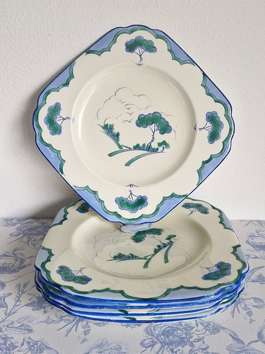 Art deco vintage plant tuscan - art,