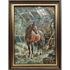 Horse original oil painting