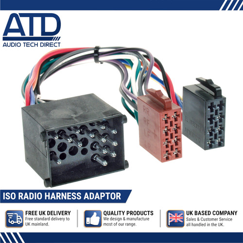Iso radio cable for - bmw, 3