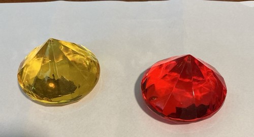 Acrylic diamonds large - 2,