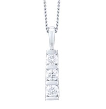 ERNEST JONES 9CT WHITE GOLD