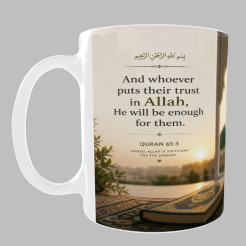 Islamic quran verse mug 11oz - quran,