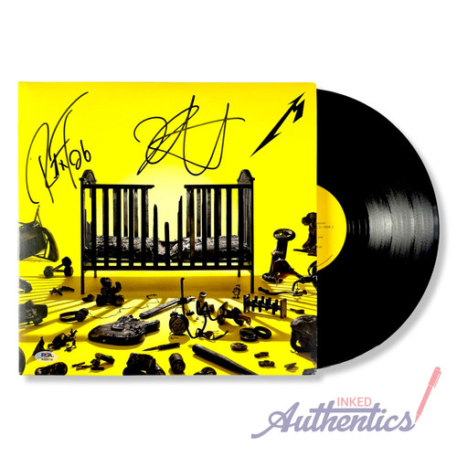 Metallica signed autographed - metallica,