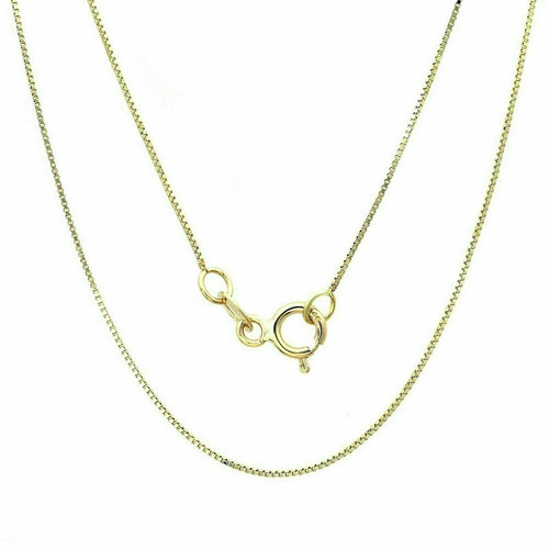 14k solid yellow gold box - solid,