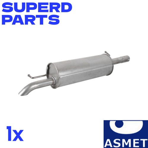 Exhaust system rear silencer - exhaust,