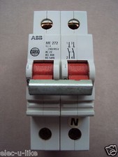 ABB WYLEX ME 272 63A AC22 DP BS5419 MAIN SWITCH ME272 ISOLATOR DISCONNECTOR