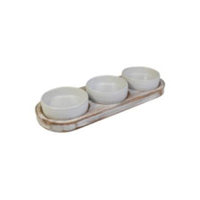 White Reversible Chutney Dip