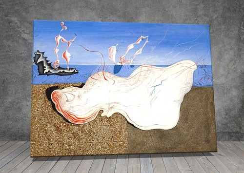 Salvador dali bather canvas - dali,