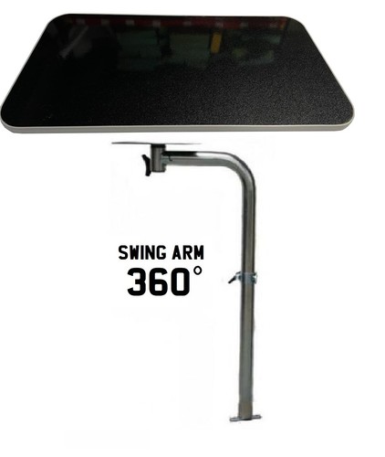 Black glitter table - table, &