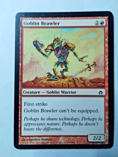 Mtg goblin brawler fifth dawn - goblin,