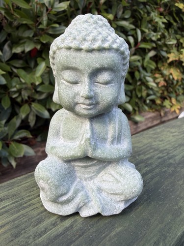 Green jade buddha - jade,