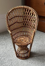 Vintage 1970s Miniature Wicker